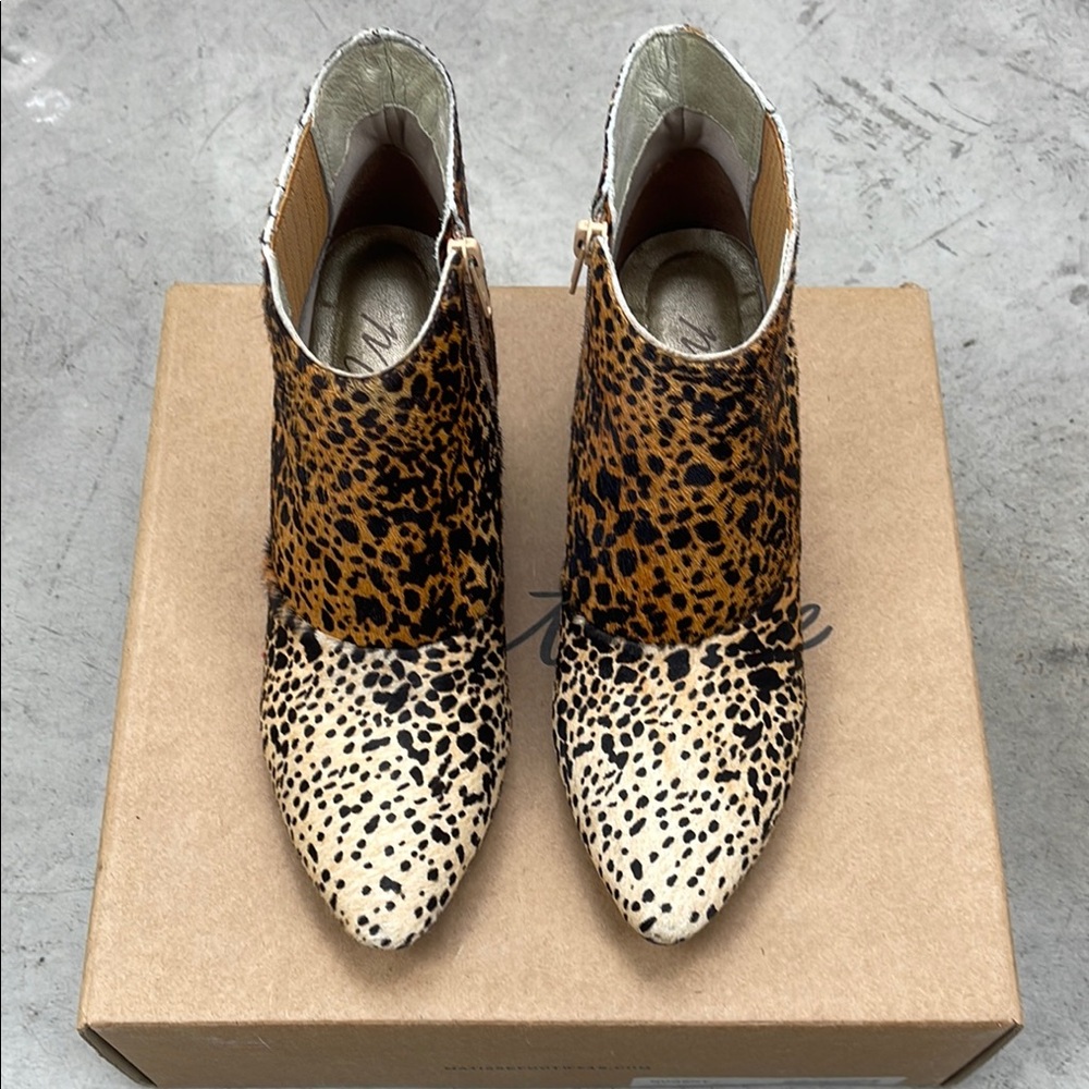 Matisse Leopard Ankle Boots